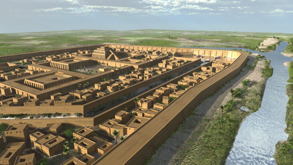 The ancient Sumerian city of Ur.