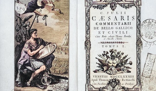Commentaries on the Gallic War by Julius Caesar.