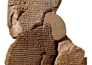 Cuneiform tablet with the Atrahasis Epic. © The Trustees of the British Museum. Shared under a Creative Commons CC BY-NC-SA 4.0 licence.