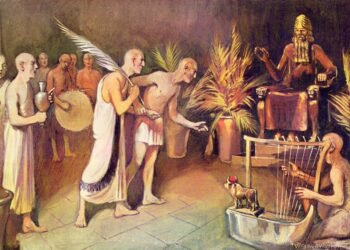 Worshipping Ningirsu, god of Lagash