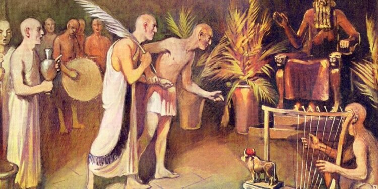 Worshipping Ningirsu, god of Lagash
